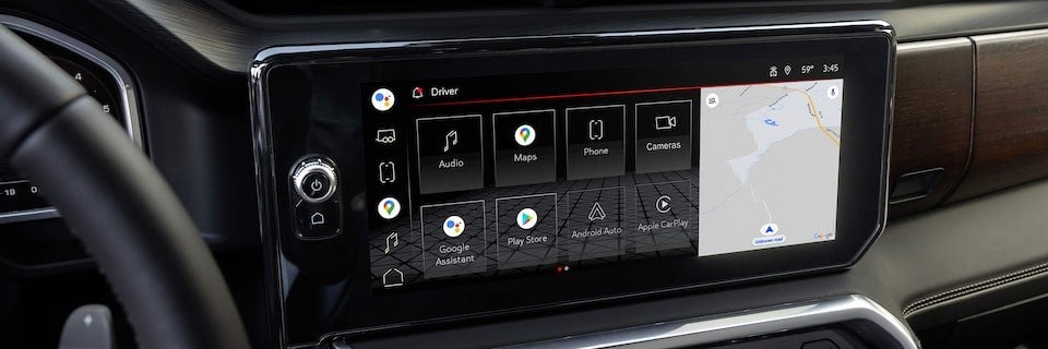 Infotainment system in the 2023 GMC Sierra 1500 Denali Ultimate