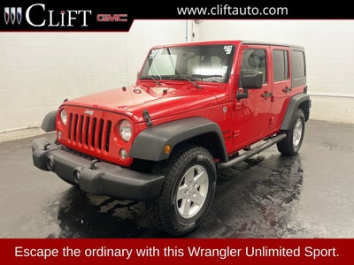 2018 Jeep Wrangler JK Unlimited Sport S 4x4