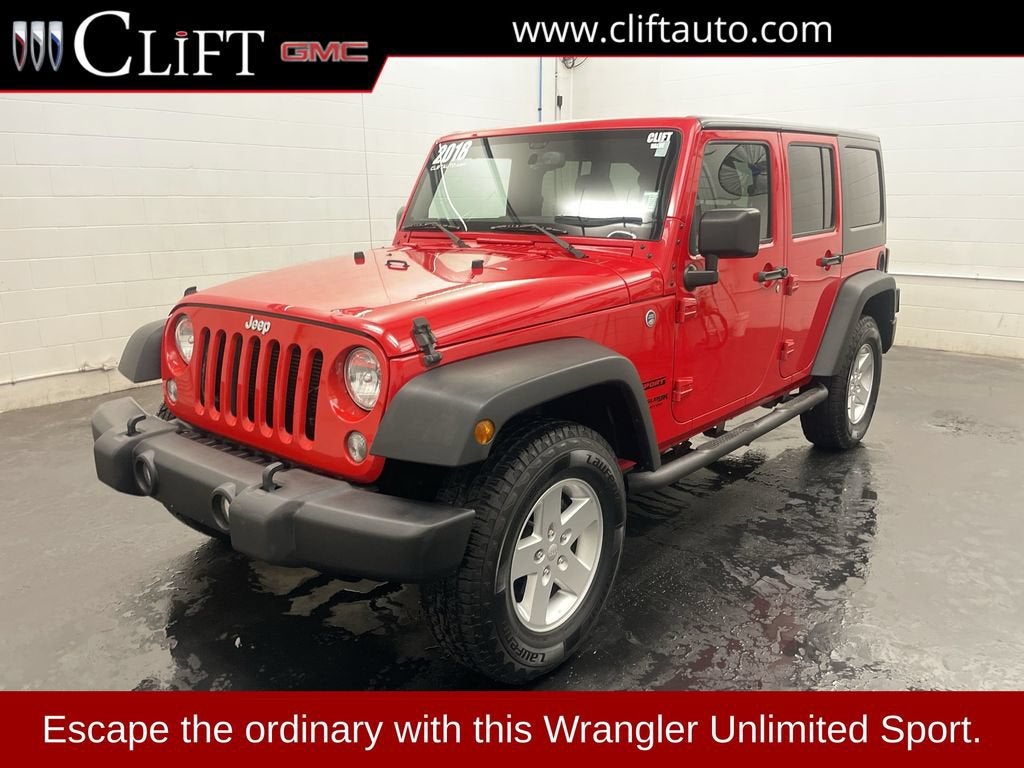 2018 Jeep Wrangler JK Unlimited Sport S 4x4