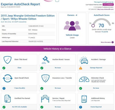 2015 Jeep Wrangler Unlimited Sport