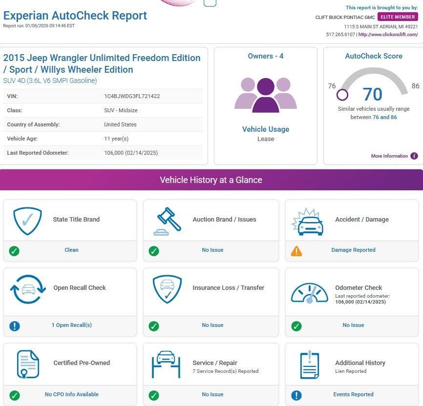 2015 Jeep Wrangler Unlimited Sport