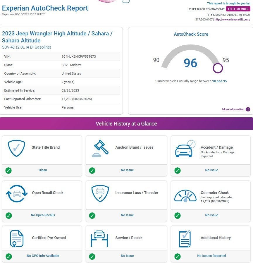 2023 Jeep Wrangler Sahara