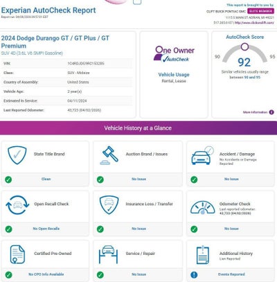 2024 Dodge Durango GT Plus AWD