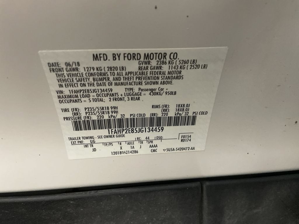 2018 Ford Taurus SEL