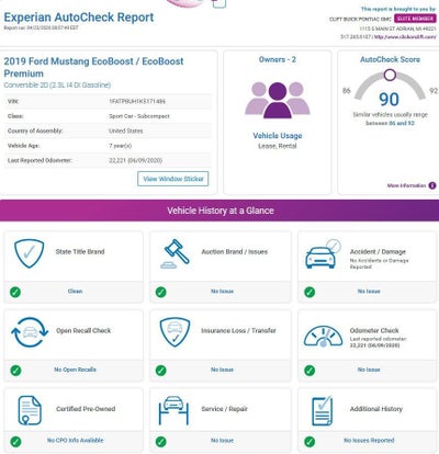 2019 Ford Mustang EcoBoost