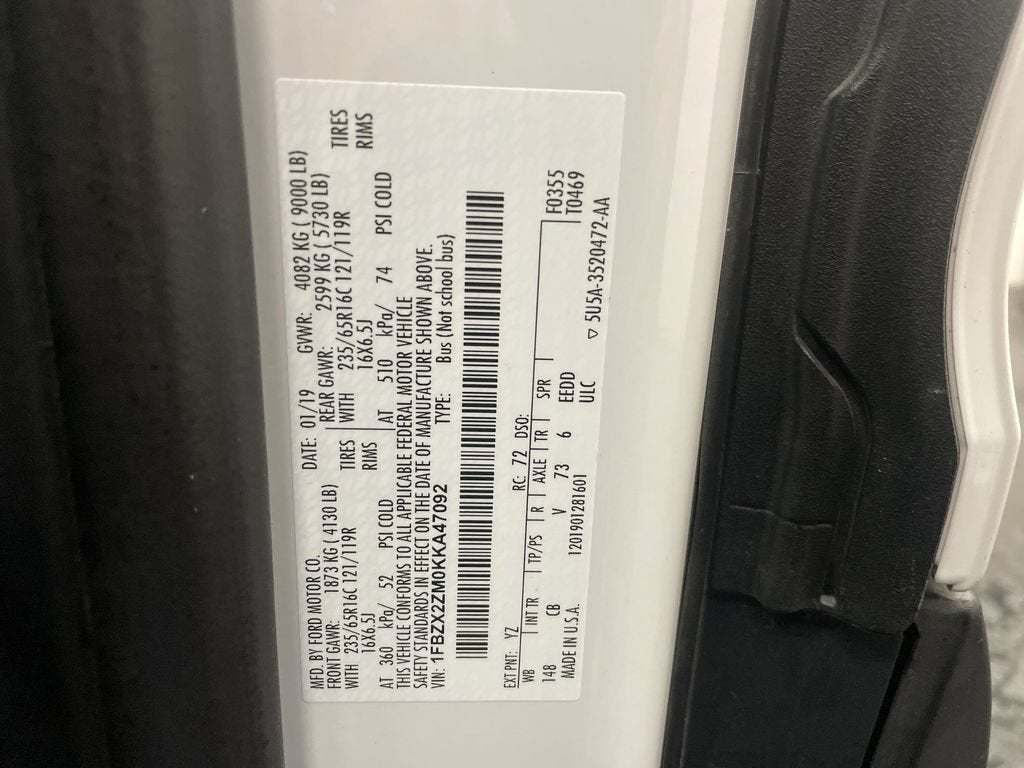 2019 Ford Transit-350 XLT