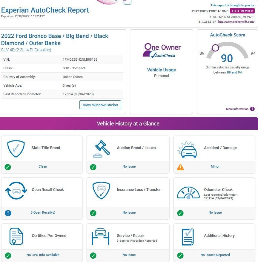 2022 Ford Bronco Outer Banks