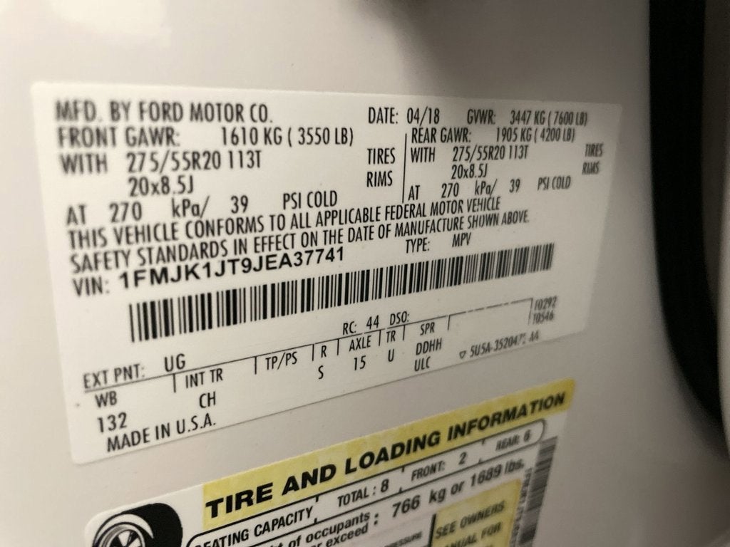 2018 Ford Expedition MAX XLT