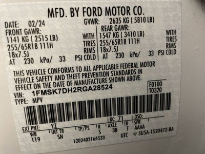 2024 Ford Explorer XLT