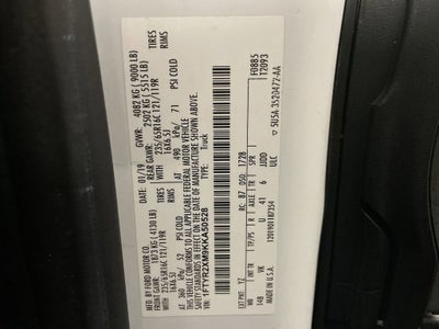 2019 Ford Transit Van BASE