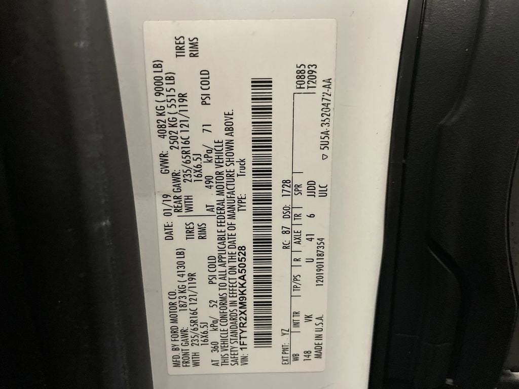 2019 Ford Transit Van BASE