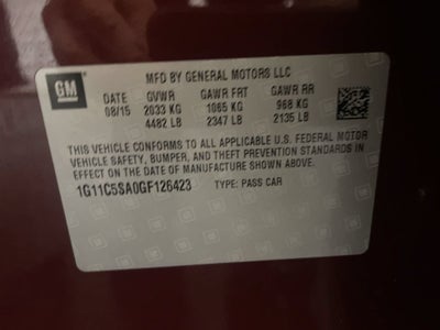 2016 Chevrolet Malibu Limited LT