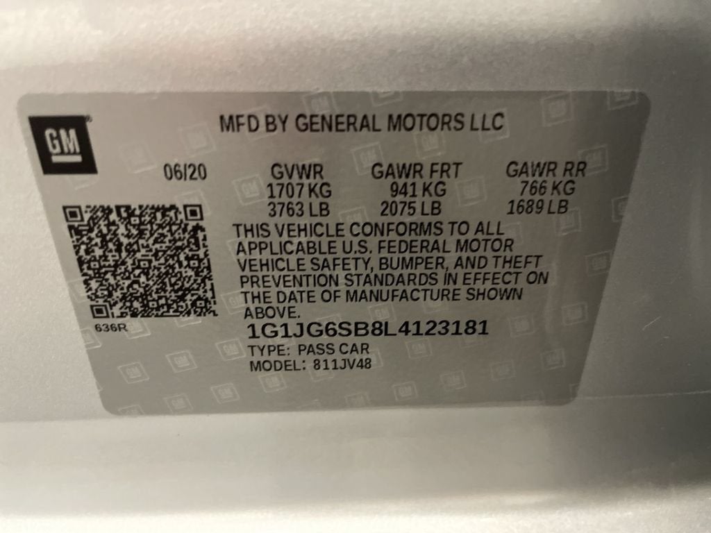 2020 Chevrolet Sonic LT