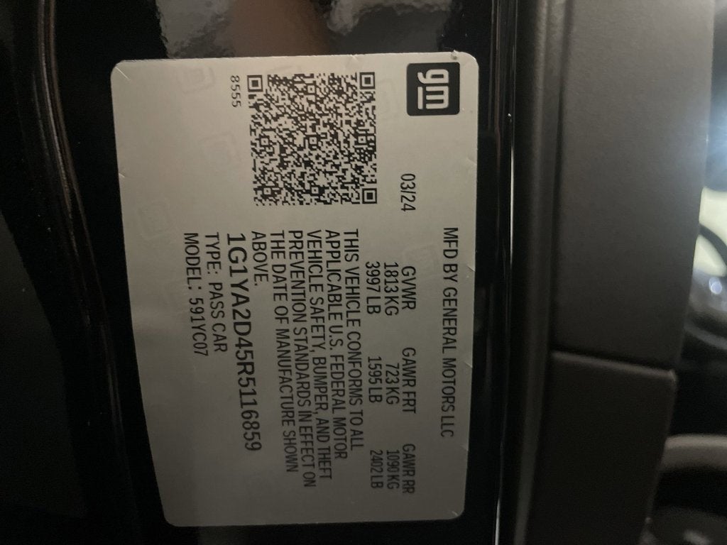 2024 Chevrolet Corvette Stingray 1LT