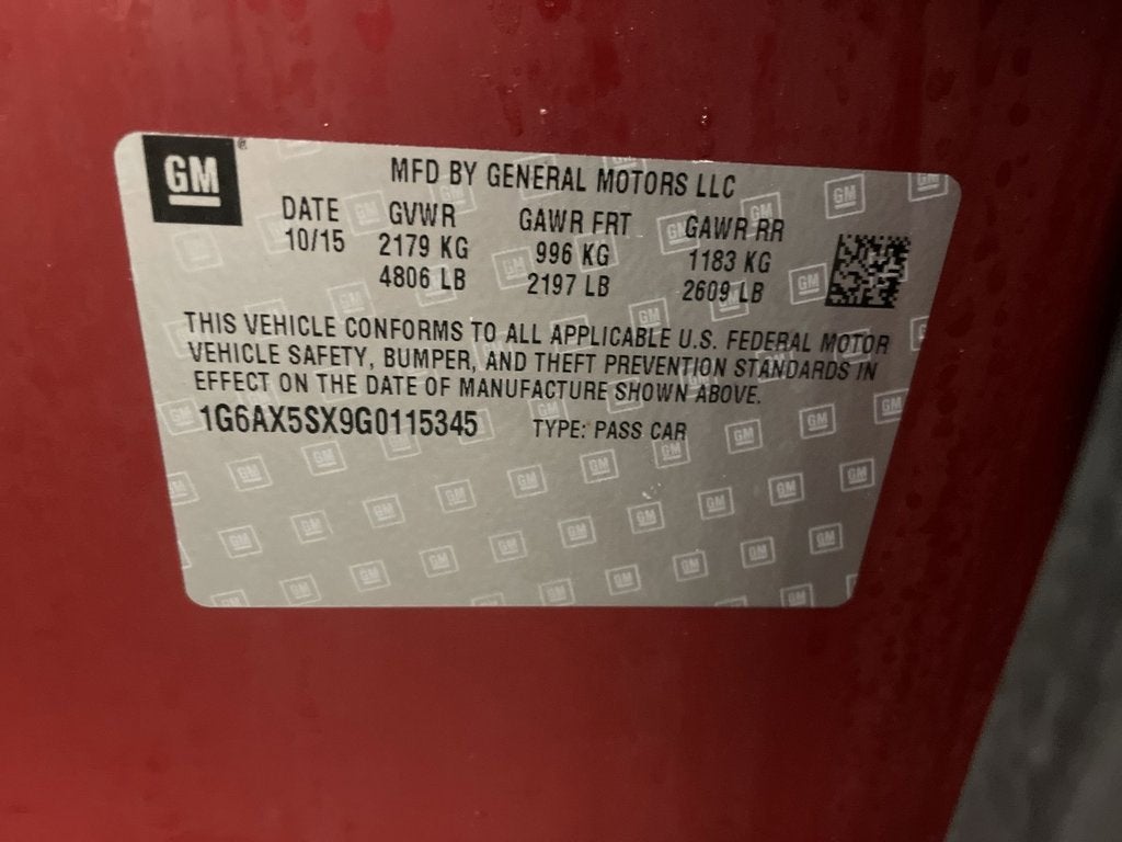 2016 Cadillac CTS Luxury Collection AWD