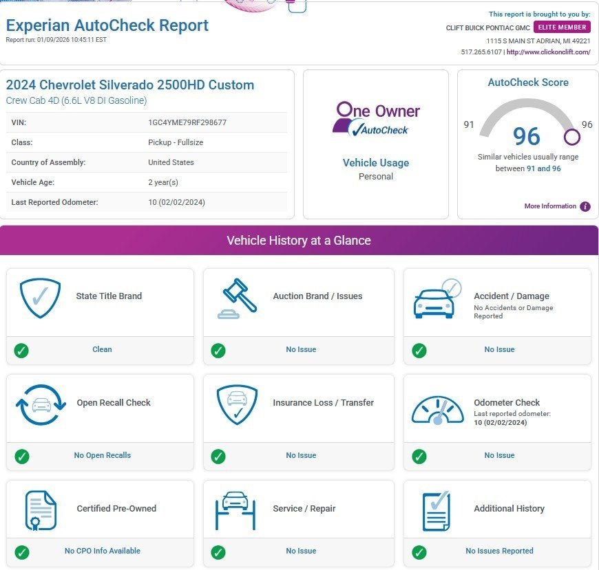 2024 Chevrolet Silverado 2500 HD Custom