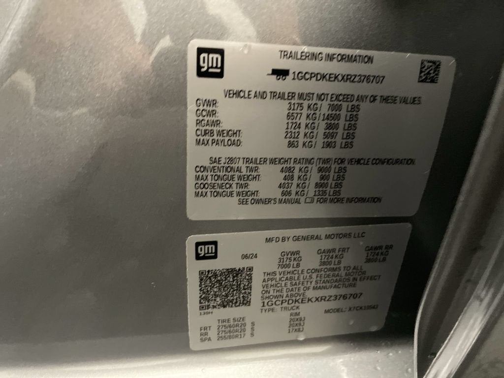 2024 Chevrolet Silverado 1500 LT (2FL)