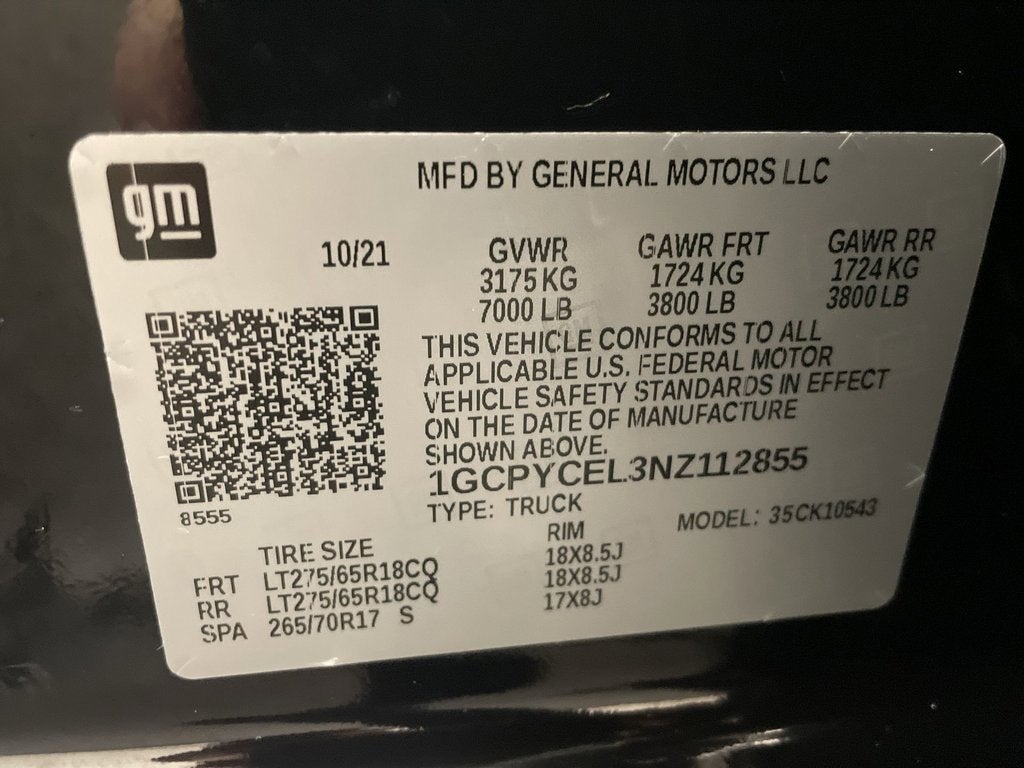 2022 Chevrolet Silverado 1500 LTD Custom Trail Boss