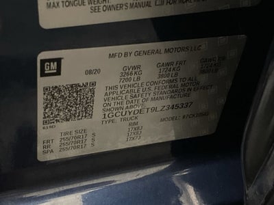 2020 Chevrolet Silverado 1500 LT