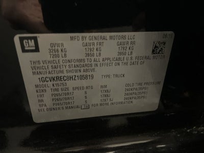 2017 Chevrolet Silverado 1500 LT