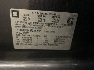 2015 Chevrolet Silverado 1500 LT