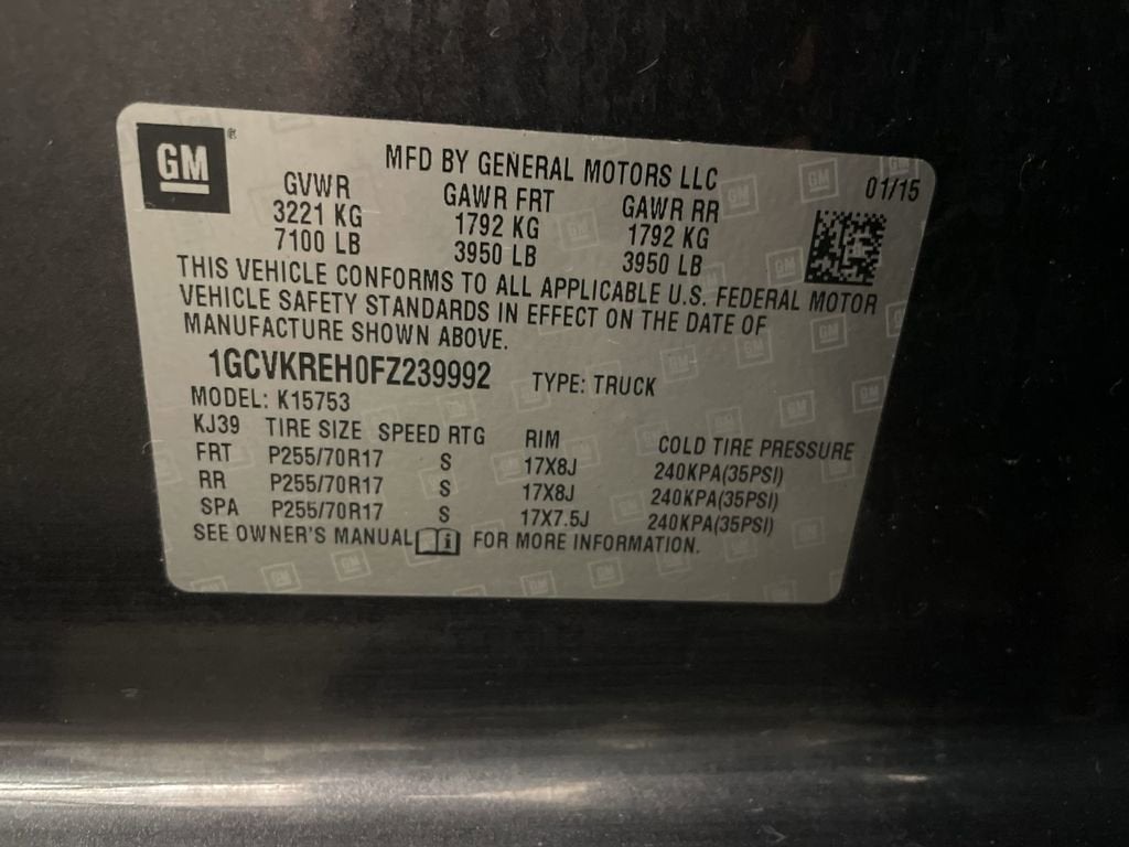 2015 Chevrolet Silverado 1500 LT