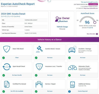 2024 GMC Acadia Denali