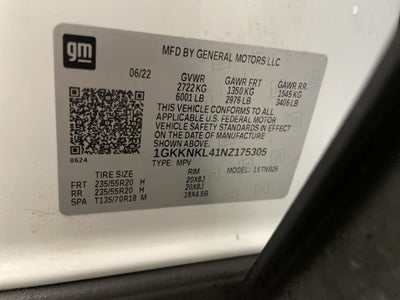 2022 GMC Acadia SLE