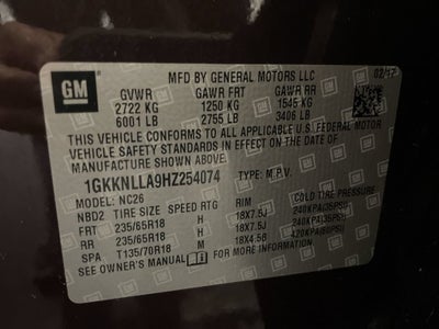 2017 GMC Acadia SLE