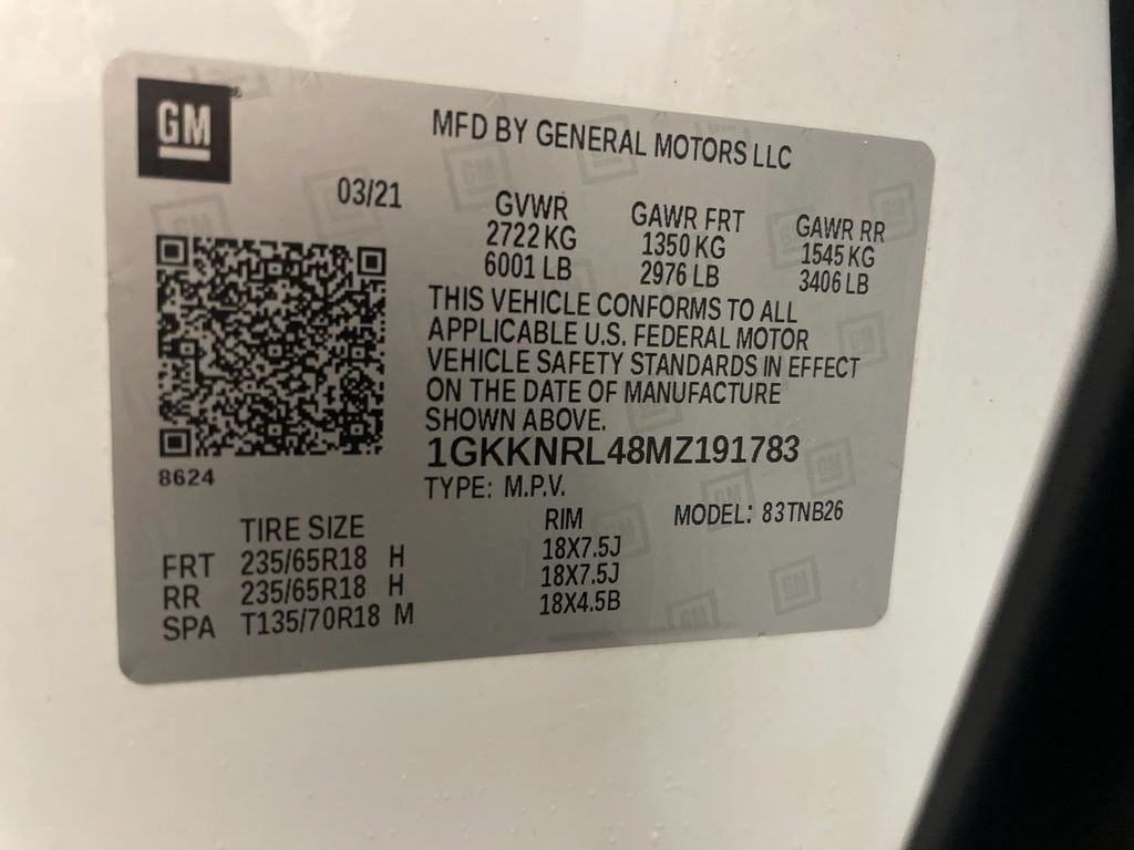 2021 GMC Acadia SLE