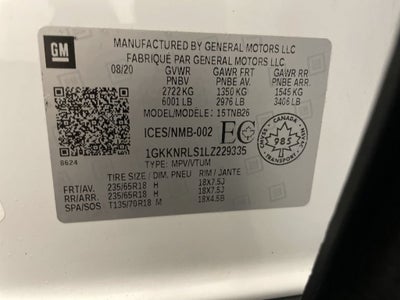 2020 GMC Acadia SLE