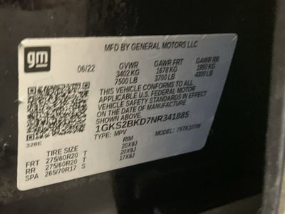 2022 GMC Yukon SLT