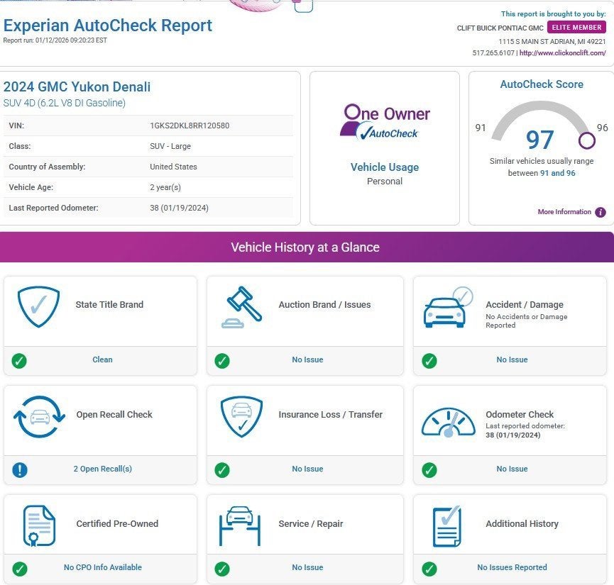 2024 GMC Yukon Denali