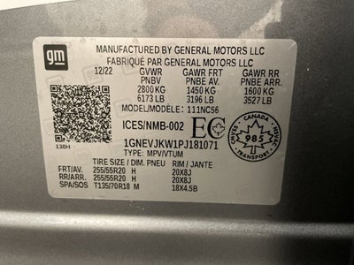 2023 Chevrolet Traverse RS