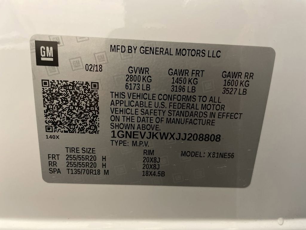 2018 Chevrolet Traverse Premier