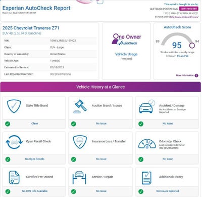 2025 Chevrolet Traverse Z71