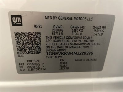 2021 Chevrolet Traverse Premier