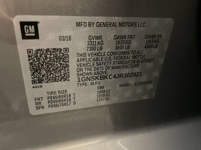 2018 Chevrolet Tahoe LT
