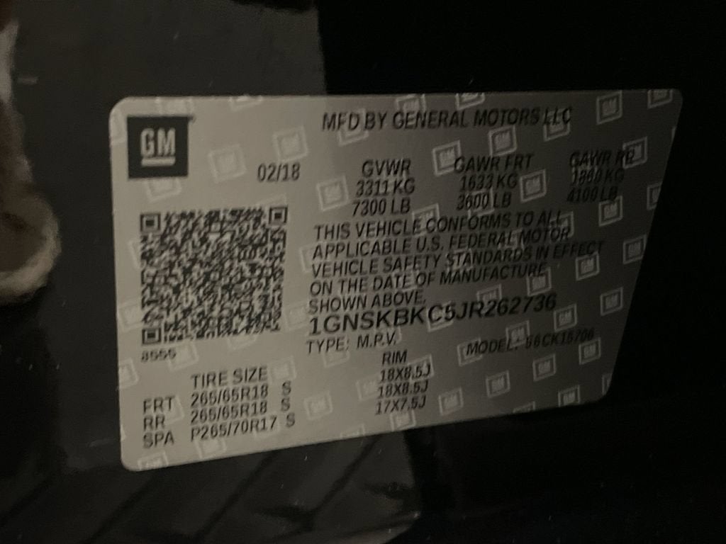 2018 Chevrolet Tahoe LT