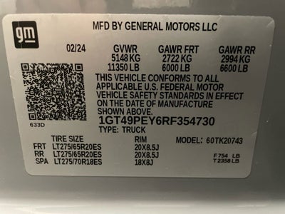 2024 GMC Sierra 2500 HD AT4