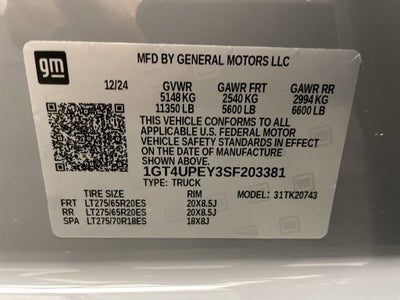 2025 GMC Sierra 2500 HD AT4