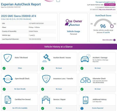 2025 GMC Sierra 2500 HD AT4