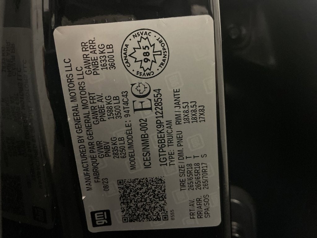 2023 GMC Canyon Elevation