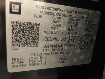 2020 GMC Sierra 1500 Sierra