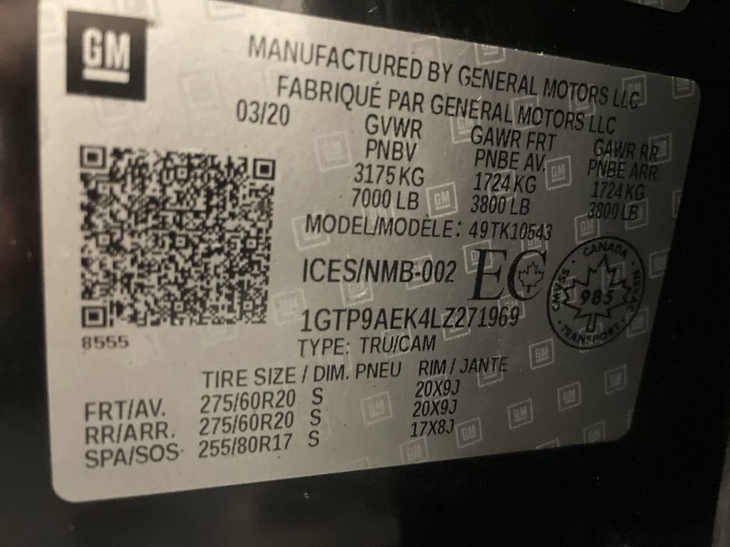 2020 GMC Sierra 1500 Sierra