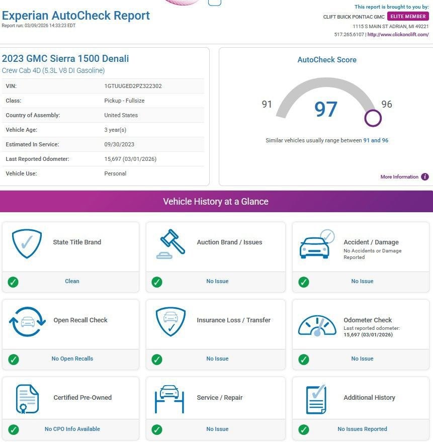 2023 GMC Sierra 1500 Denali