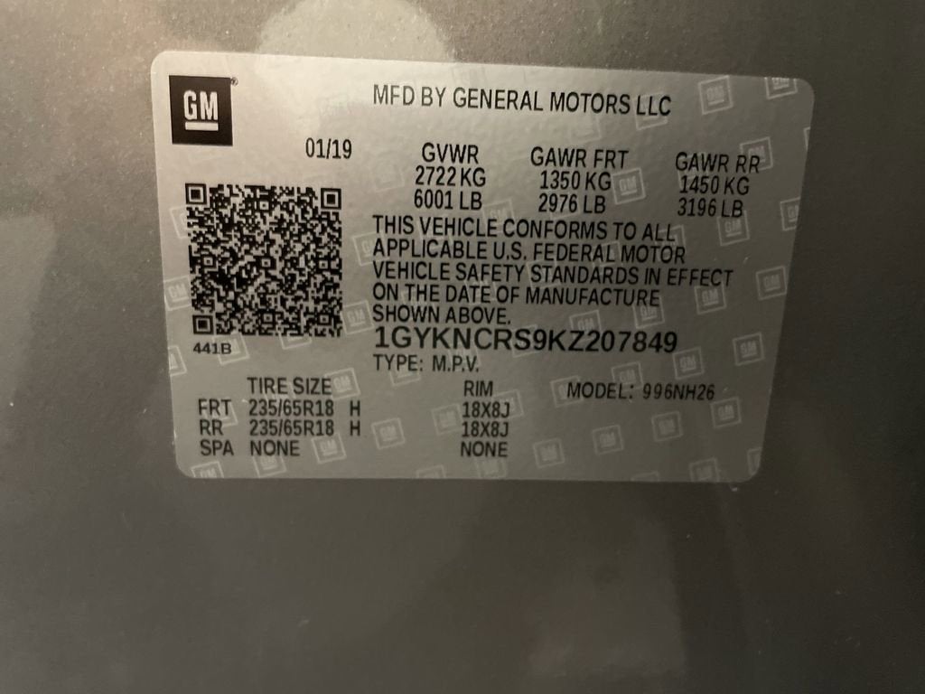 2019 Cadillac XT5 Luxury FWD