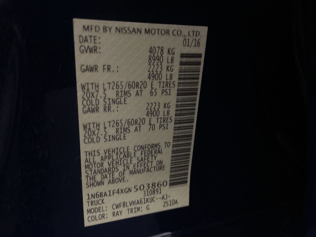 2016 Nissan Titan XD SL