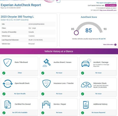 2023 Chrysler 300 Touring L