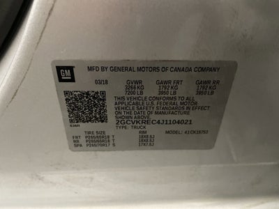 2018 Chevrolet Silverado 1500 LT